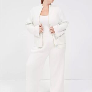 White Knit Set